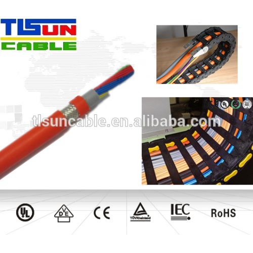 high flexible drag chain control cable/wholesale customize OEM